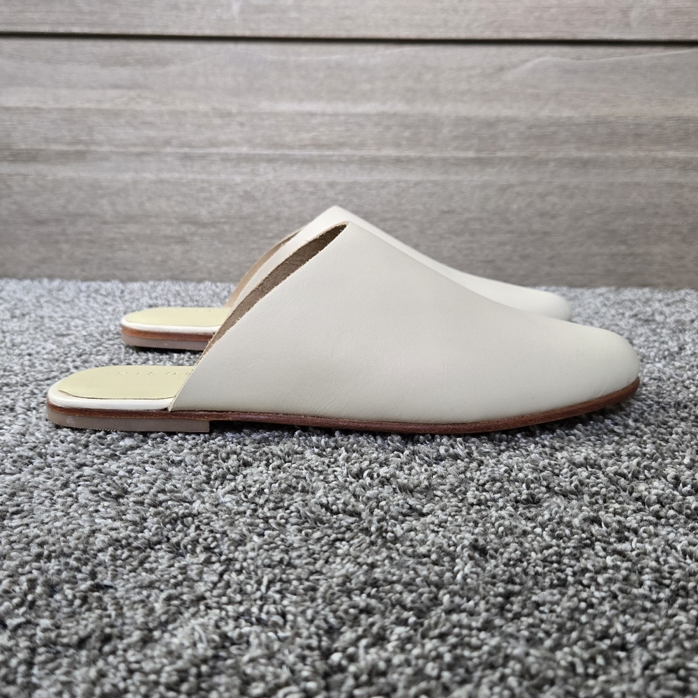 Nisolo Lima Slip on in color bone Mules NEW size 7.5 - Picture 3 of 12